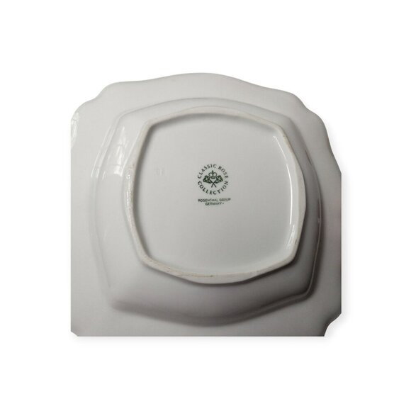 Vintage Rosenthal Continental Sanssouci floral pattern square serving bowl Rose - Picture 6 of 12